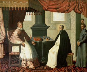 San Bruno (1030-1101) y el Papa Urbano II (c.1035-99) 1630-35